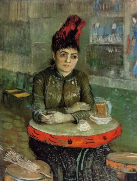 Vincent Van Gogh Painting - Mujer en el Café Tambourin Vincent van Gogh